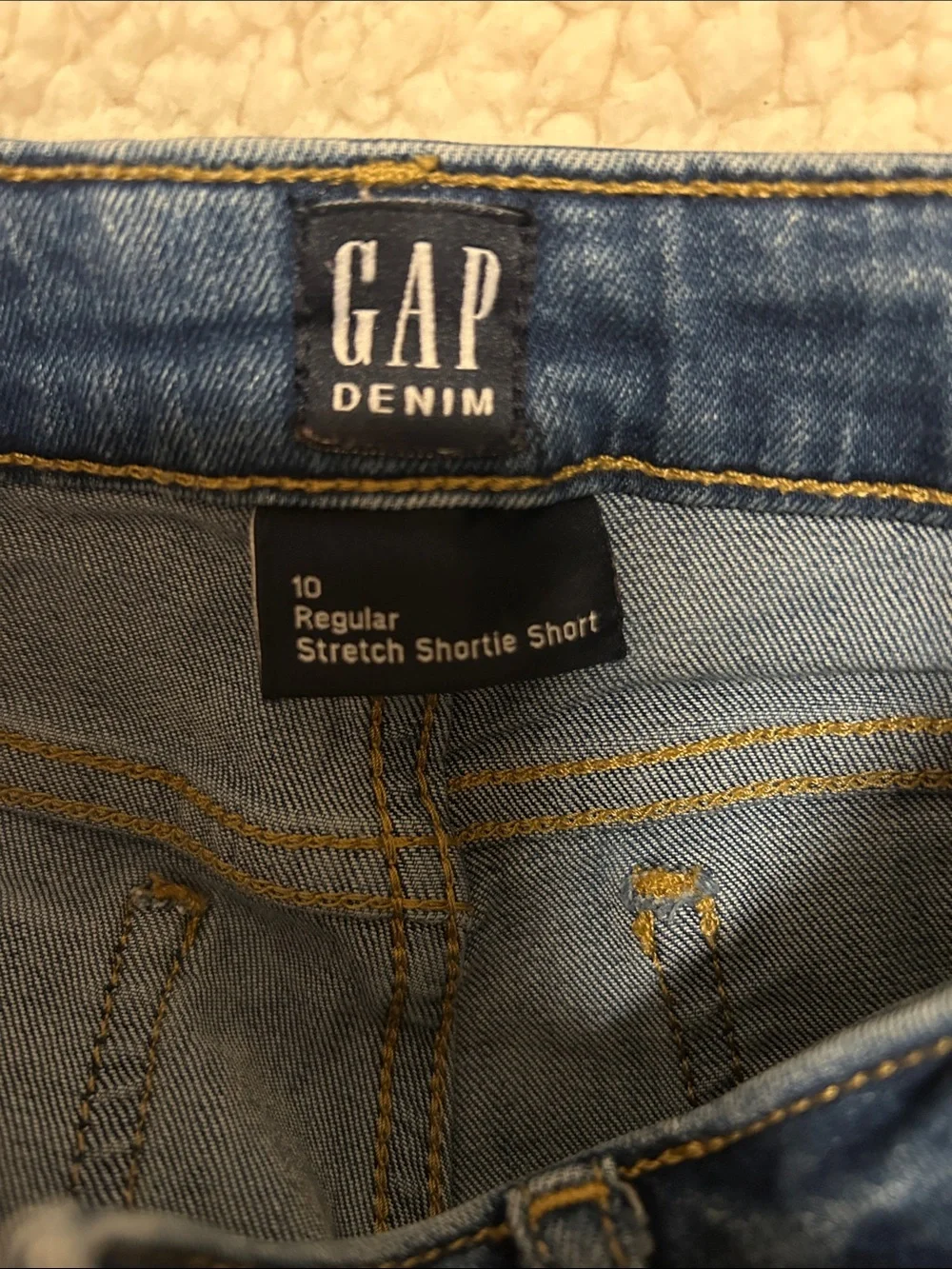 EUC Girl’s GAP 10 Stretch Shortie Denim Short